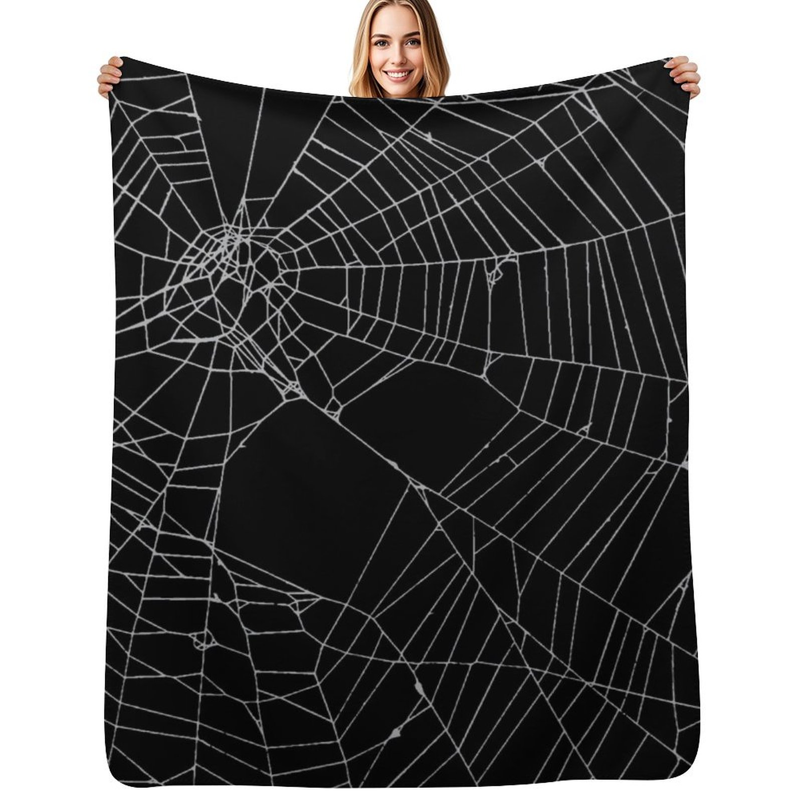 3D Printing Web - SpiderWeb Web Throw Blanket Spring Fall