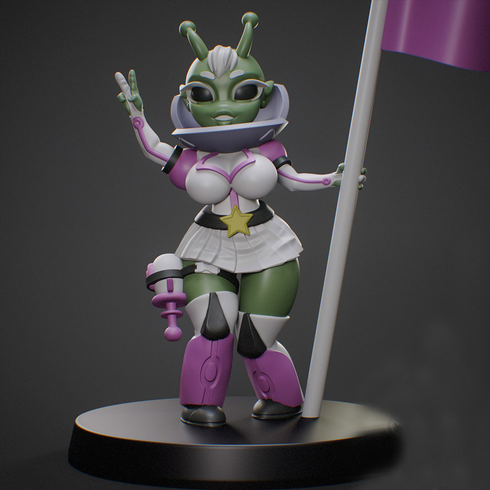 3D Printing Rabbit - Space Explorer Alien NSFW 1/24 Scale