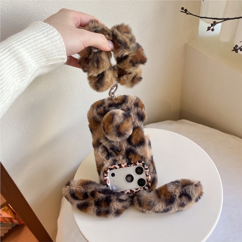 3D Printing Rabbit - 3D Leopard print Rabbit Plush Phone