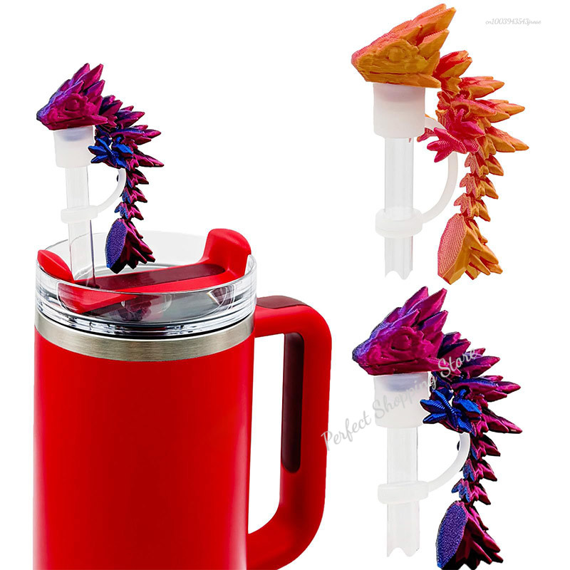 3D Printing Pdf - 3d Printed Mini Dragon Straw Cover