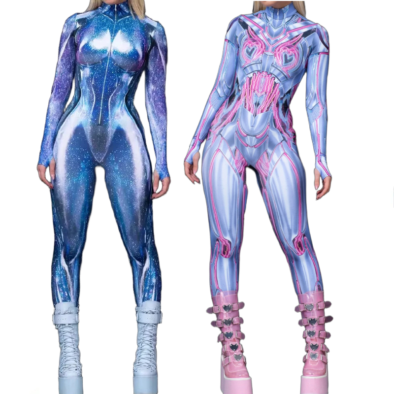 3D Printing Kit - Halloween Women 3D Printed Steampunk Bodysuit