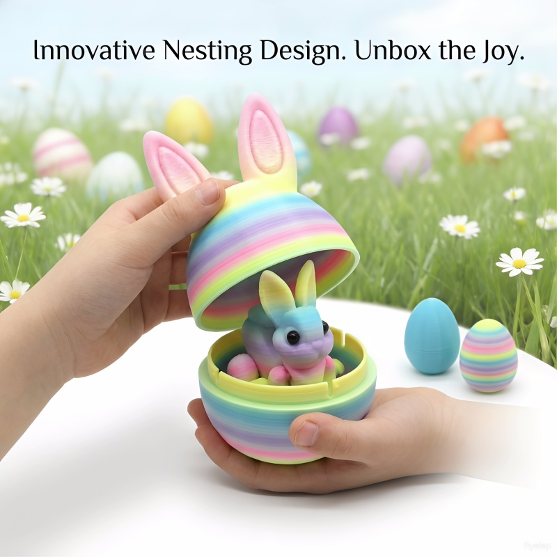 3D Printing Rabbit - Cute 3D Printed Rabbit Eggs With