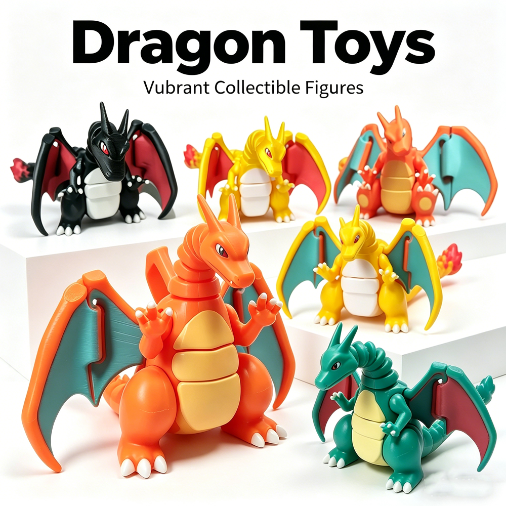 3D Printing Yourself - 3D Printed Anime Pokémon Figures Charizard