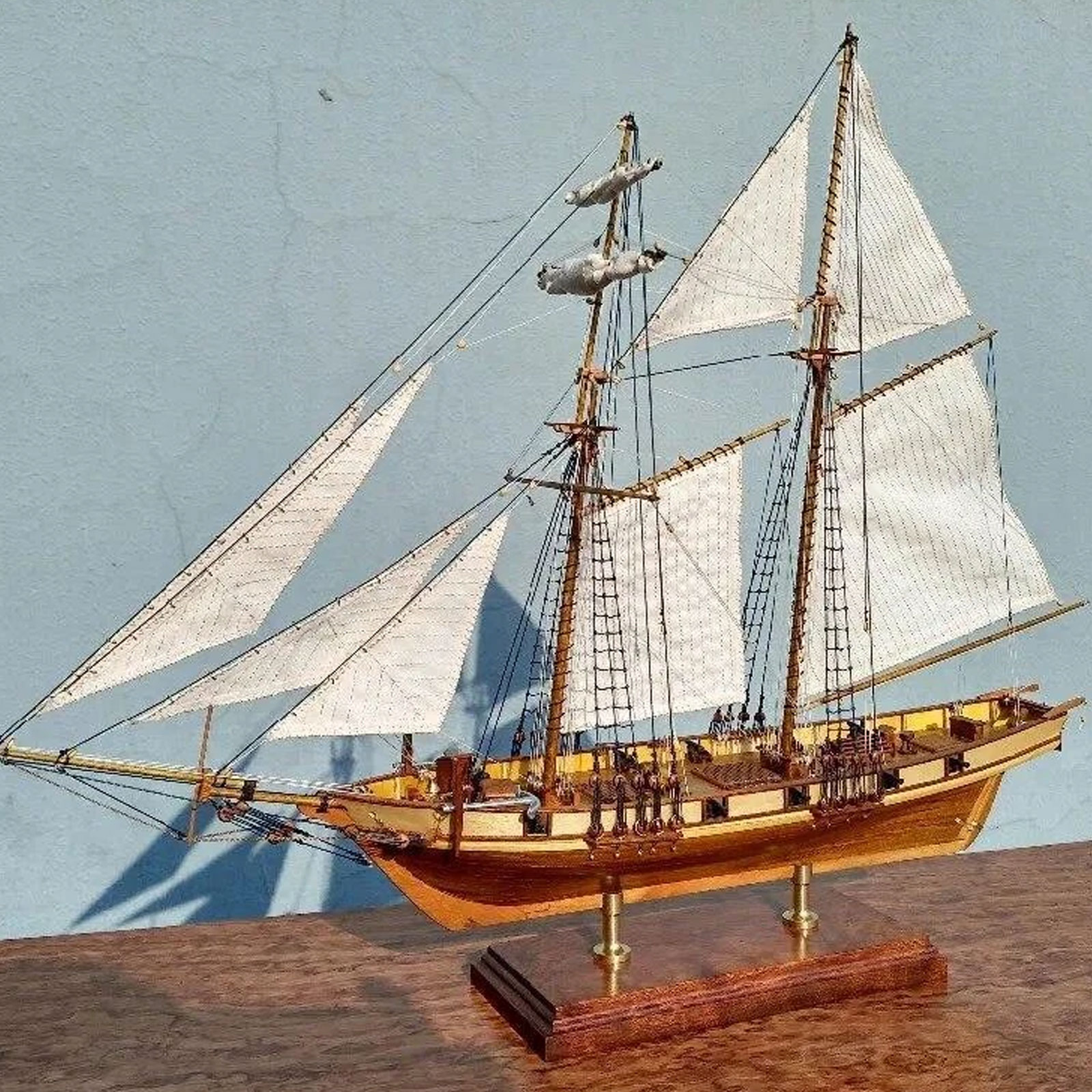 3D Printing Lego - 【Halcon Sailboat Wooden Model Kit】DIY 3D