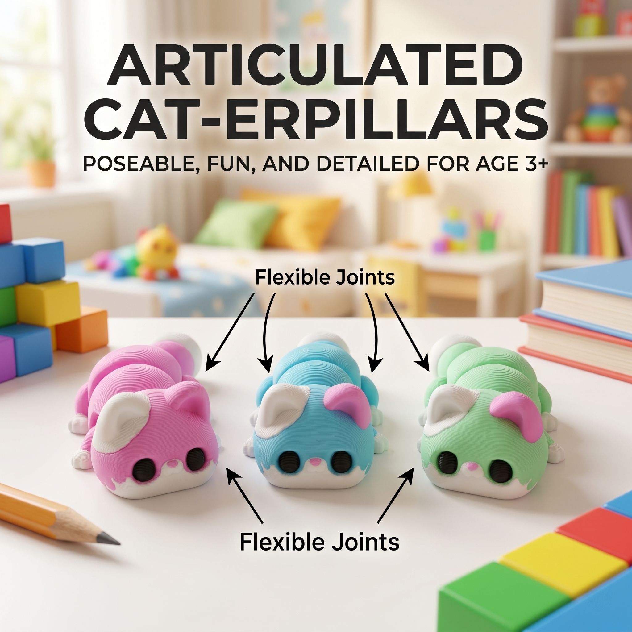 1/3 Piece - 3D Printed Articul - 3D Printing Gif avis et prix