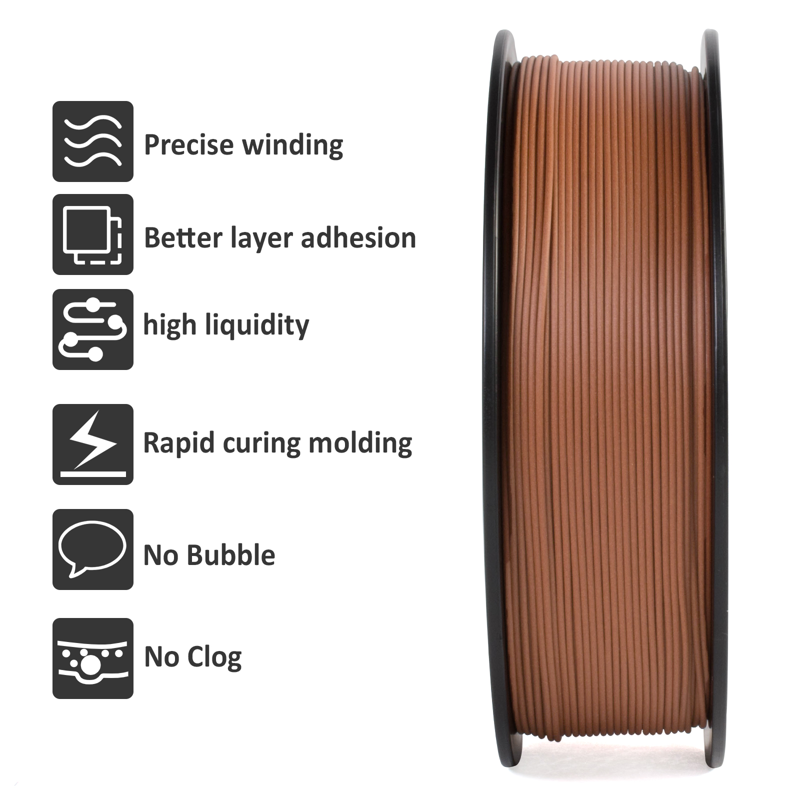 Geeetech Wood PLA 1kg 1.75mm F - 3D Printing Warehouse avis et prix