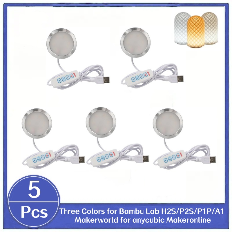 5PCS LED Lamp Kit 001 Three Co - 3D Printing Laptop avis et prix