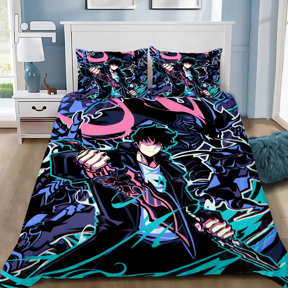 Anime Solo Leveling Bedding Se - 3D Printing Solo avis et prix