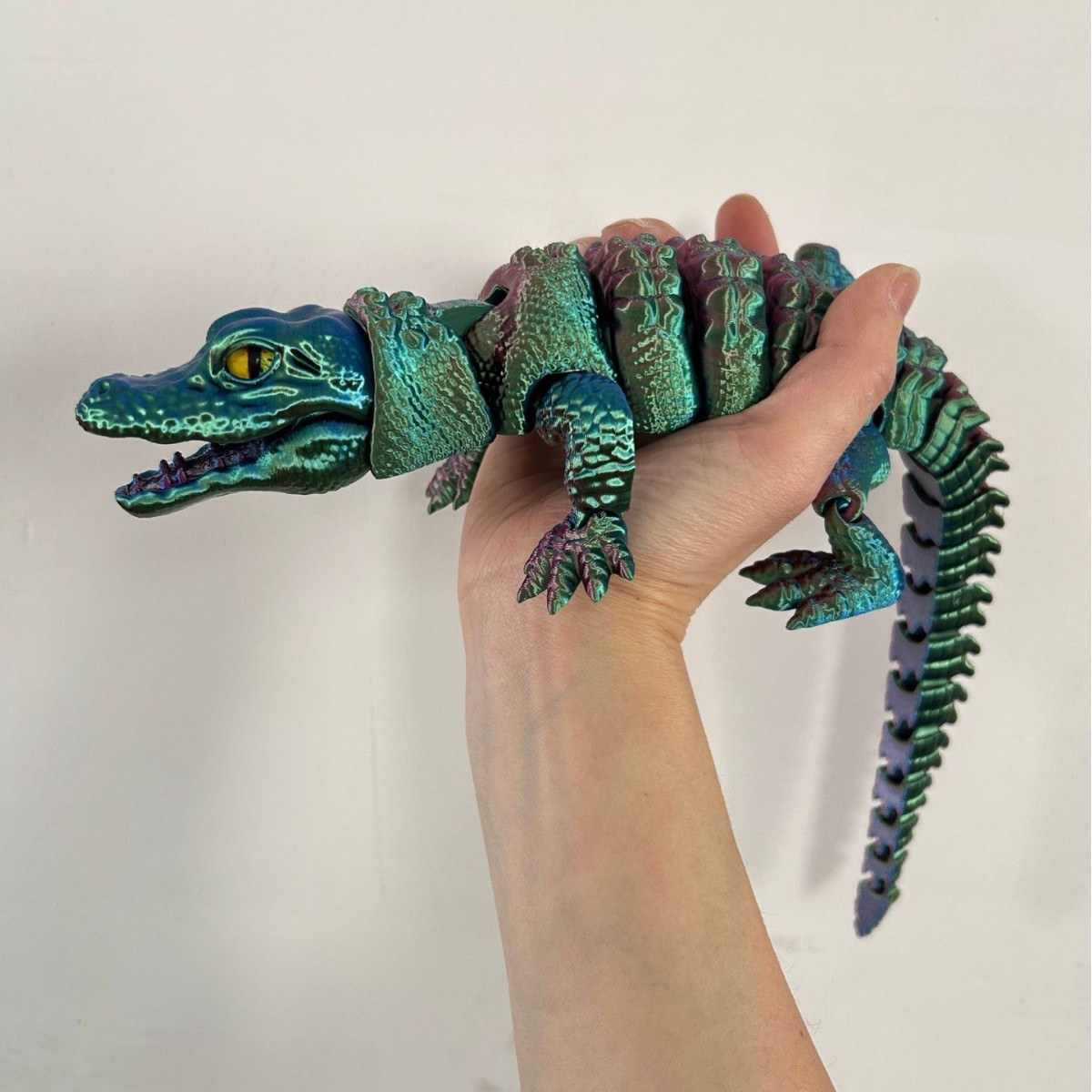 3D Printed Crocodile with Inte - 3D Printing Gif avis et prix