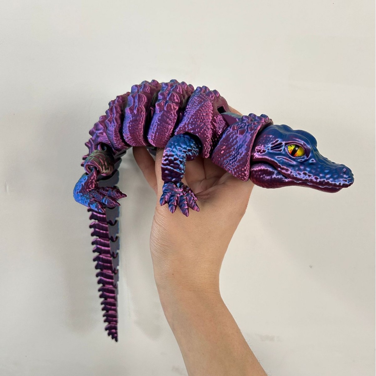 3D Printed Crocodile with Inte - 3D Printing Gif avis et prix