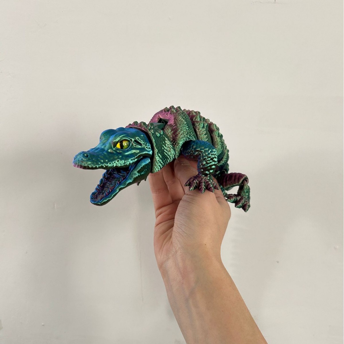 3D Printed Crocodile with Inte - 3D Printing Gif avis et prix