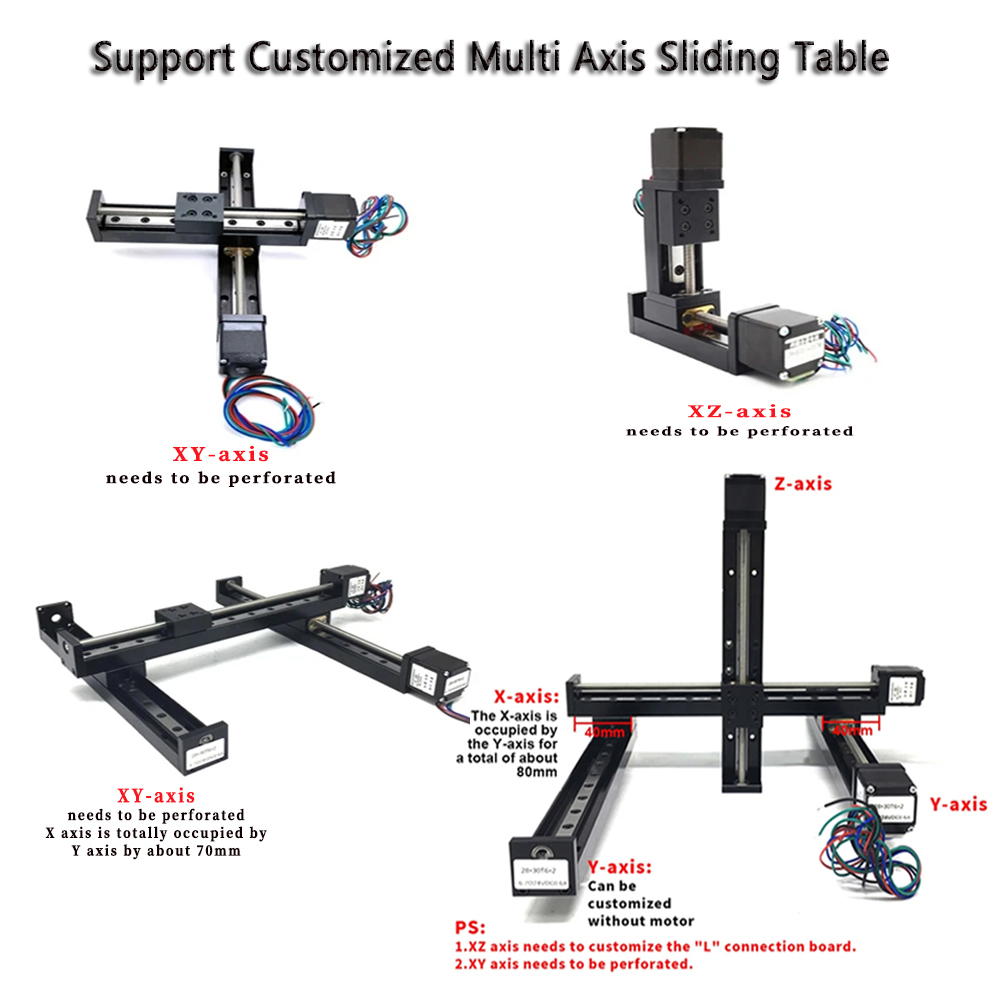 T-type Sliding Table Rail Line - Stepper Motor avis et prix