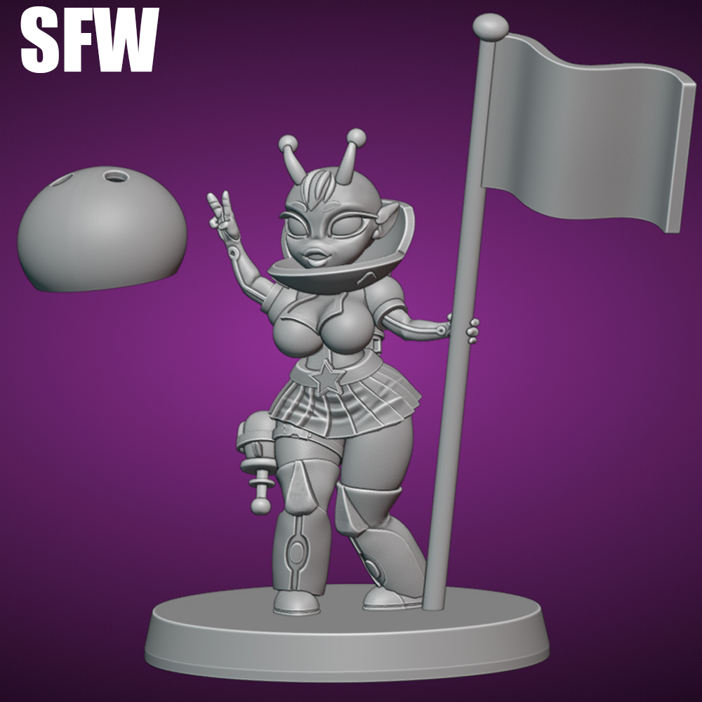 Space Explorer Alien NSFW 1/24 - 3D Printing Rabbit avis et prix