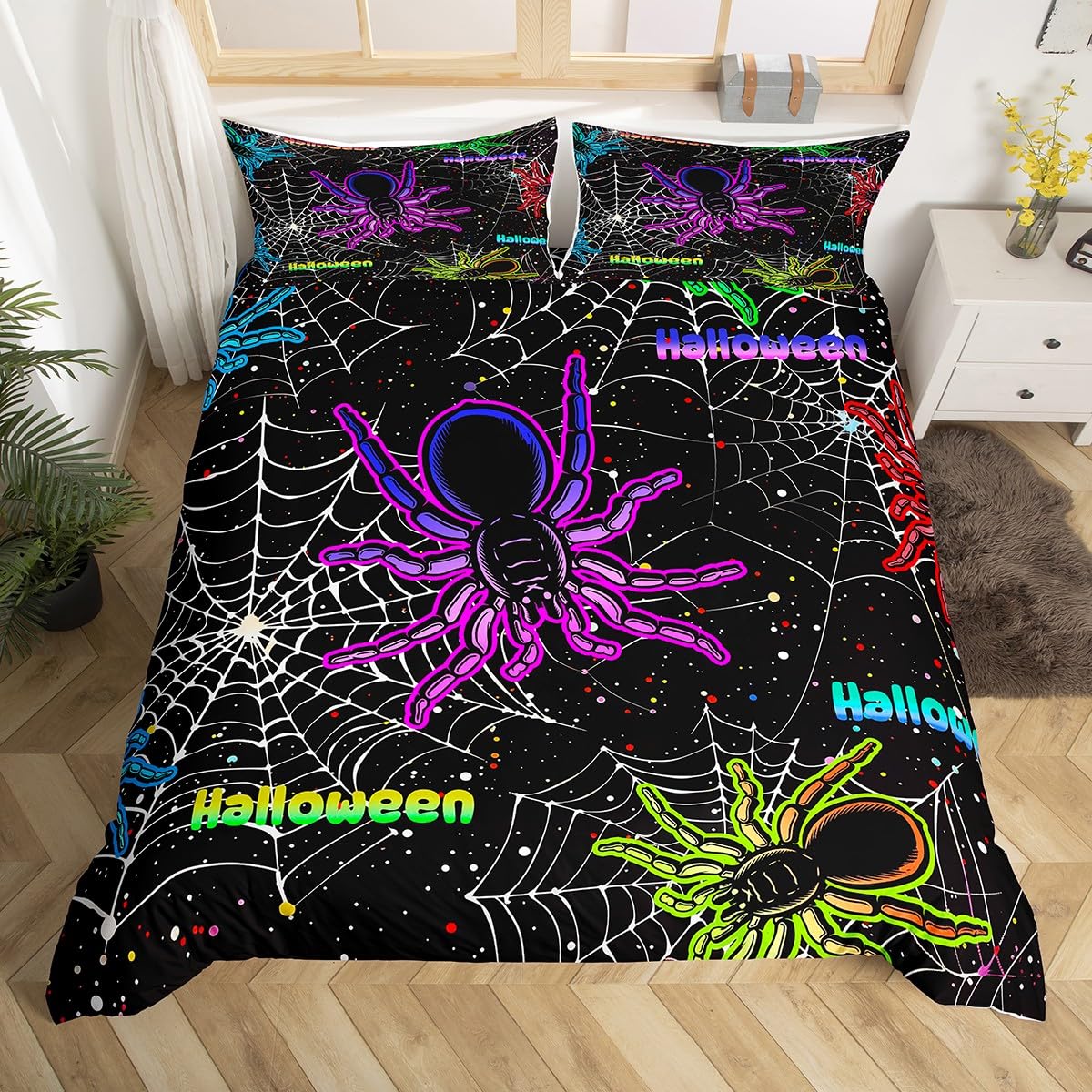 Halloween Spider Web Twin Quee - 3D Printing Web avis et prix
