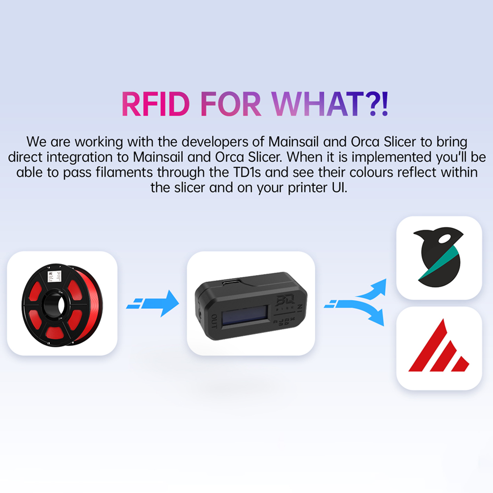 BIGTREETECH TD1s Reads Filamen - 3D Printing Pdf avis et prix