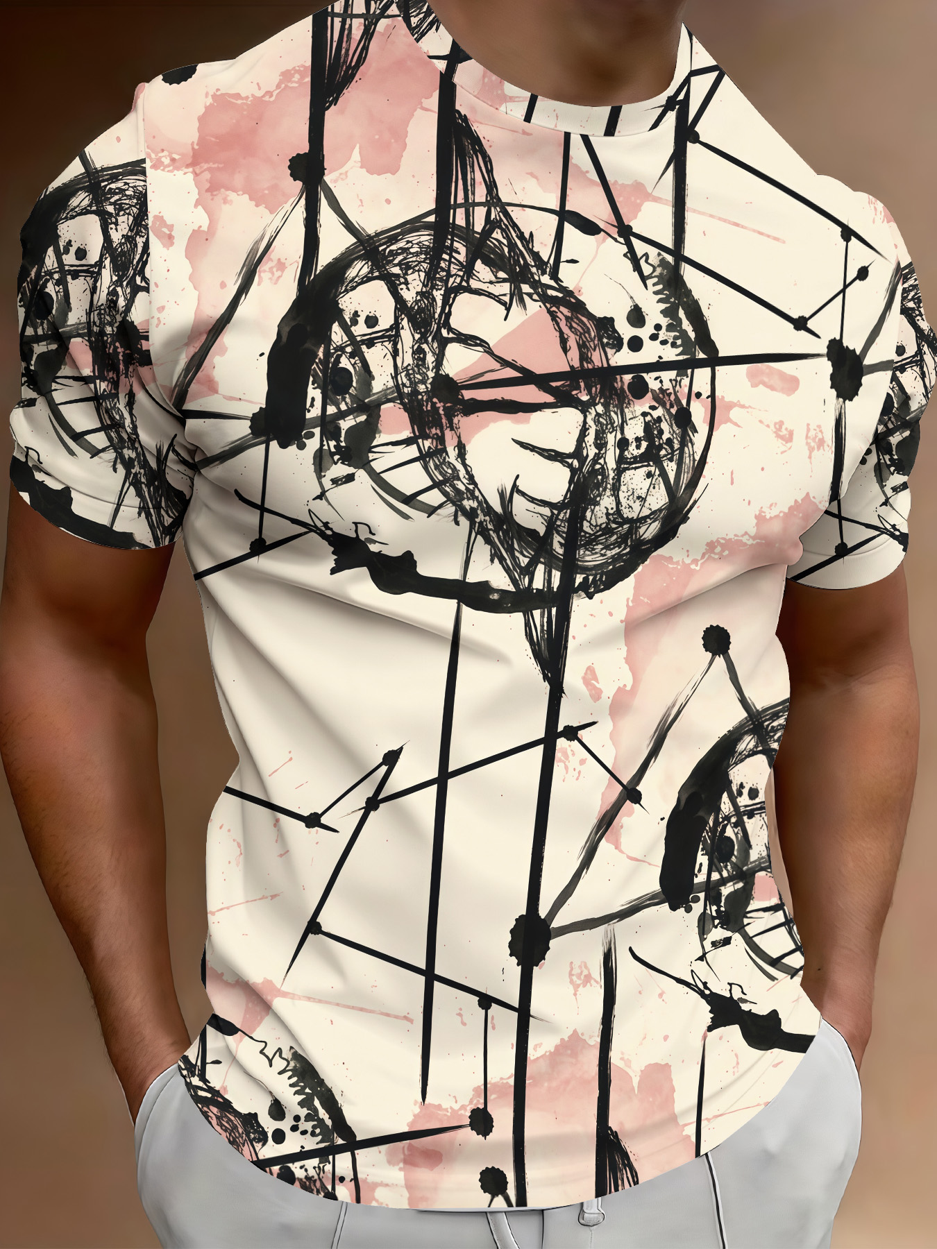Men's Summer New Style O-neck  - 3D Printing Web avis et prix