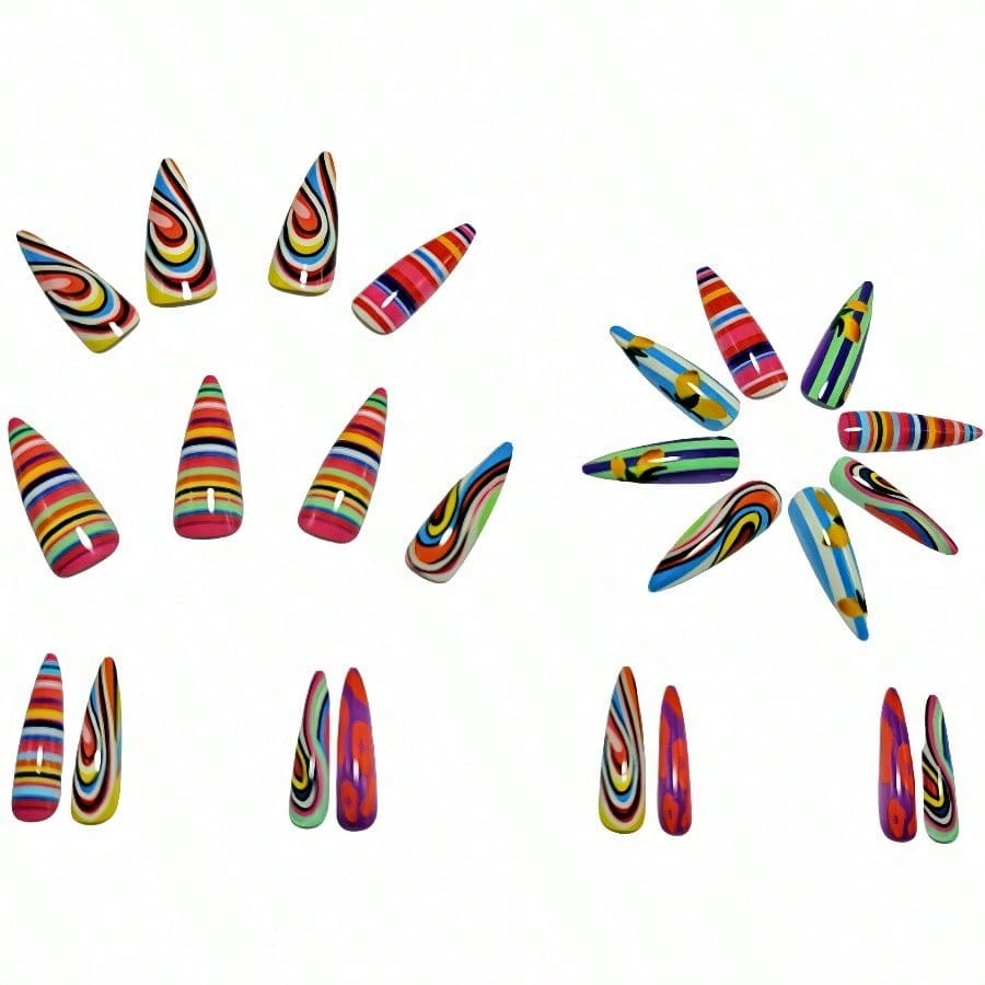 24PCS Long Almond 3D Swirl Col - 3D Printing Lego avis et prix