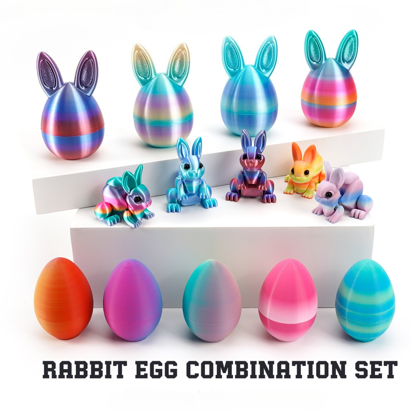 3D Printed Rabbit Eggs Figurin - 3D Printing Rabbit avis et prix