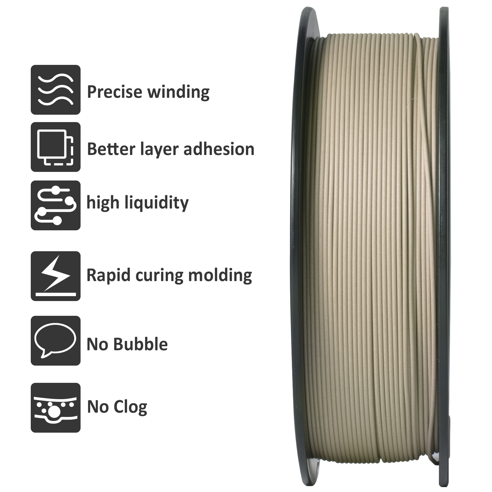 Geeetech Wood PLA 5kg 1.75mm F - 3D Printing Warehouse avis et prix