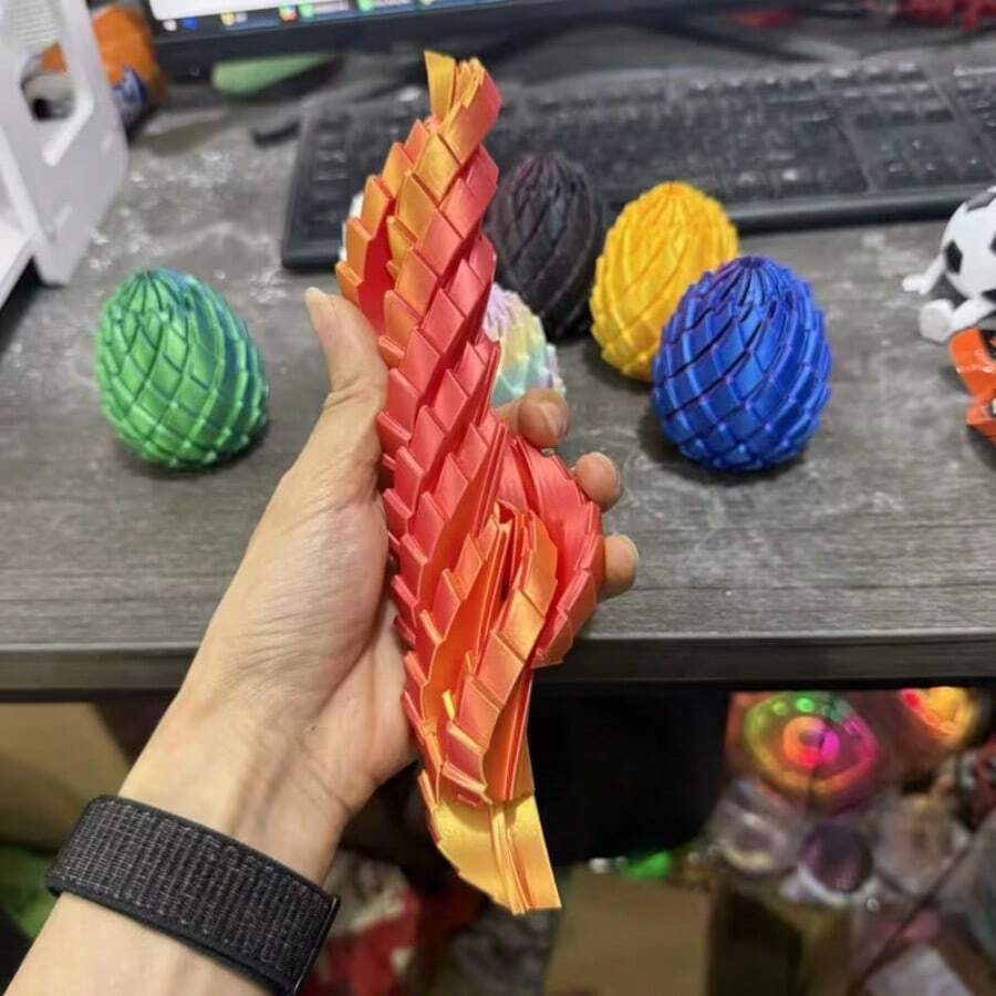 Dragon Egg Rotating Toy, 3D Pr - 3D Printing Warehouse avis et prix