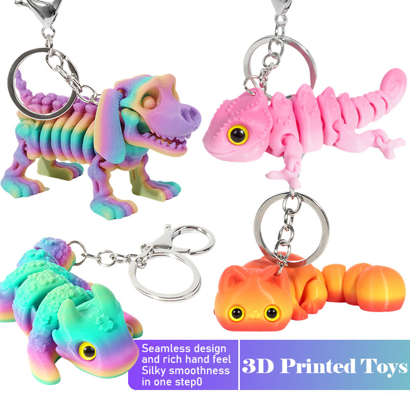 3D Printed Chameleon Keychain  - 3D Printing Gif avis et prix