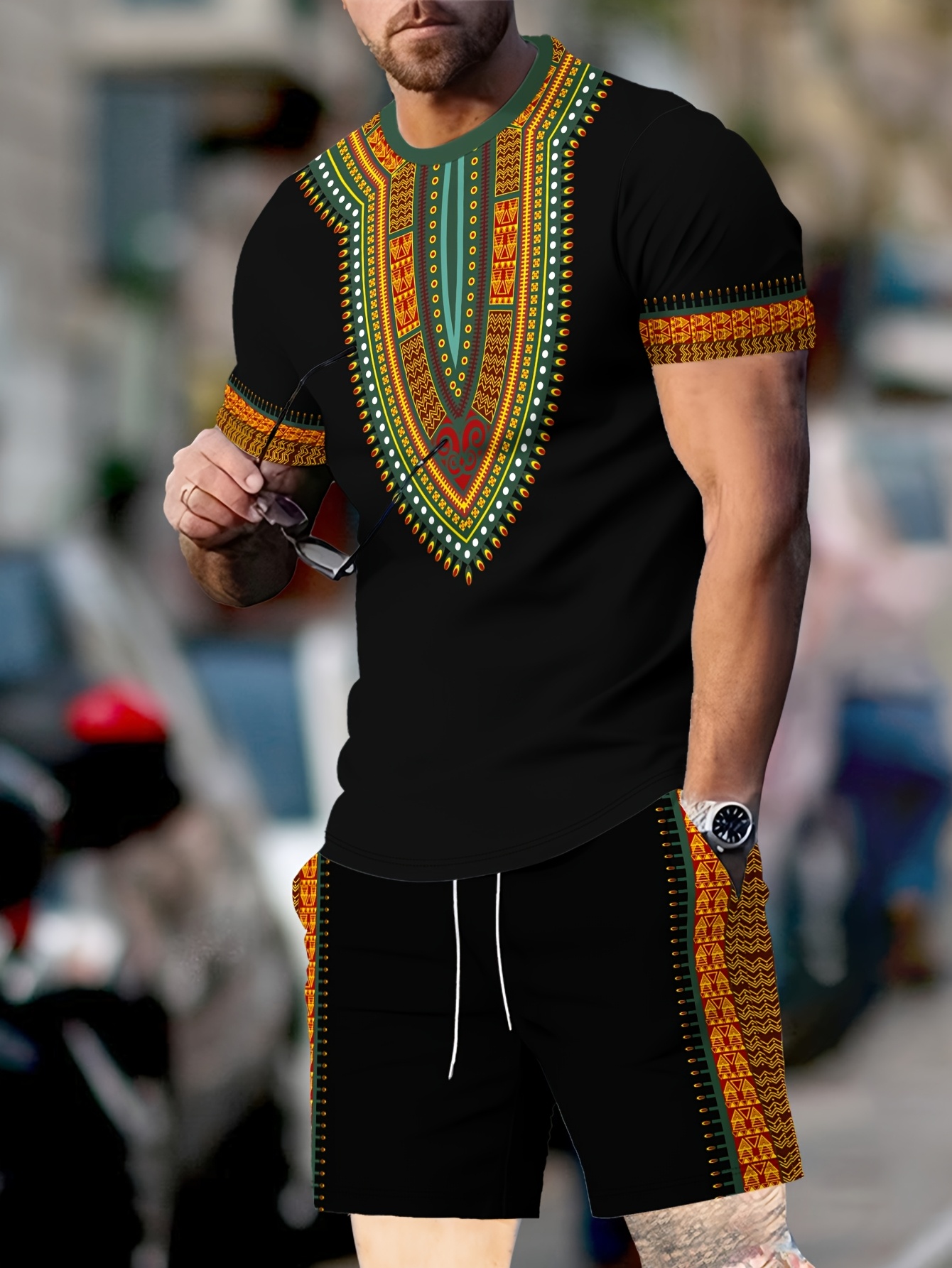 New Men's Suits African Dashik - 3D Printing Kit avis et prix