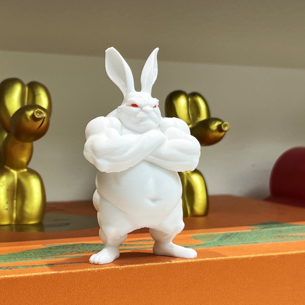 Muscular Rabbit 3D Print Figur - 3D Printing Rabbit avis et prix