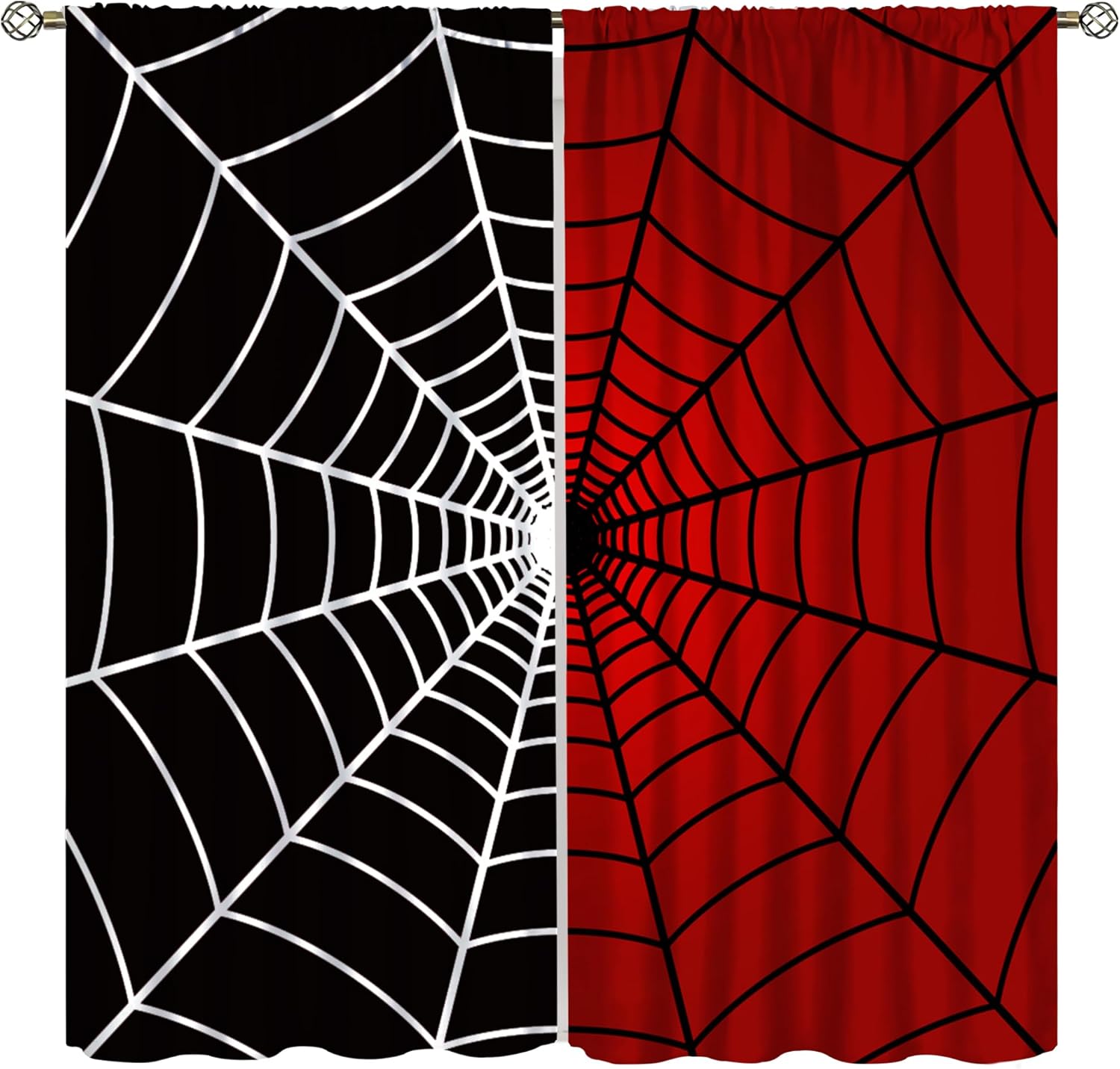 Spider Web Window Curtains, Bl - 3D Printing Web avis et prix
