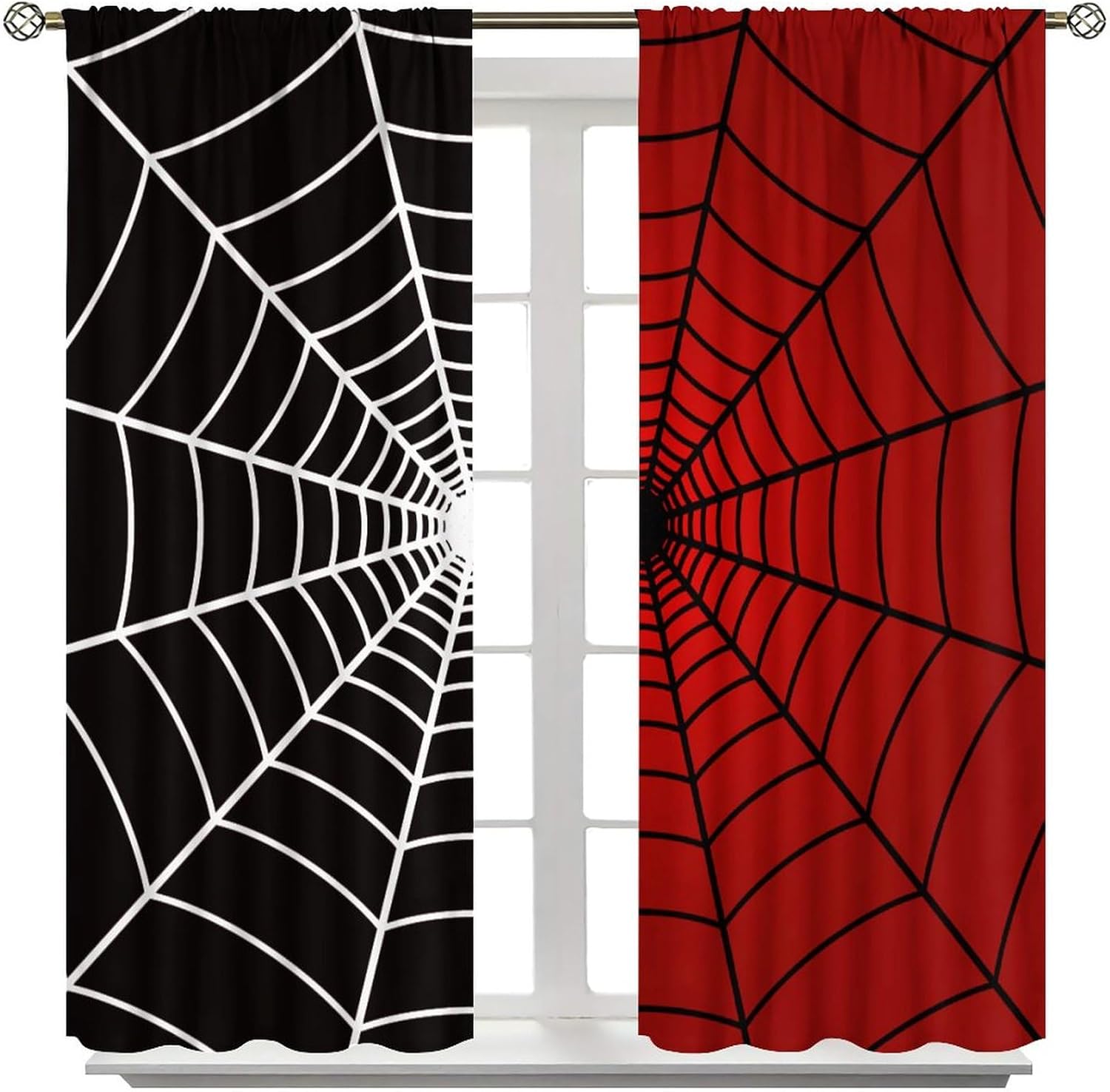 Spider Web Window Curtains, Bl - 3D Printing Web avis et prix