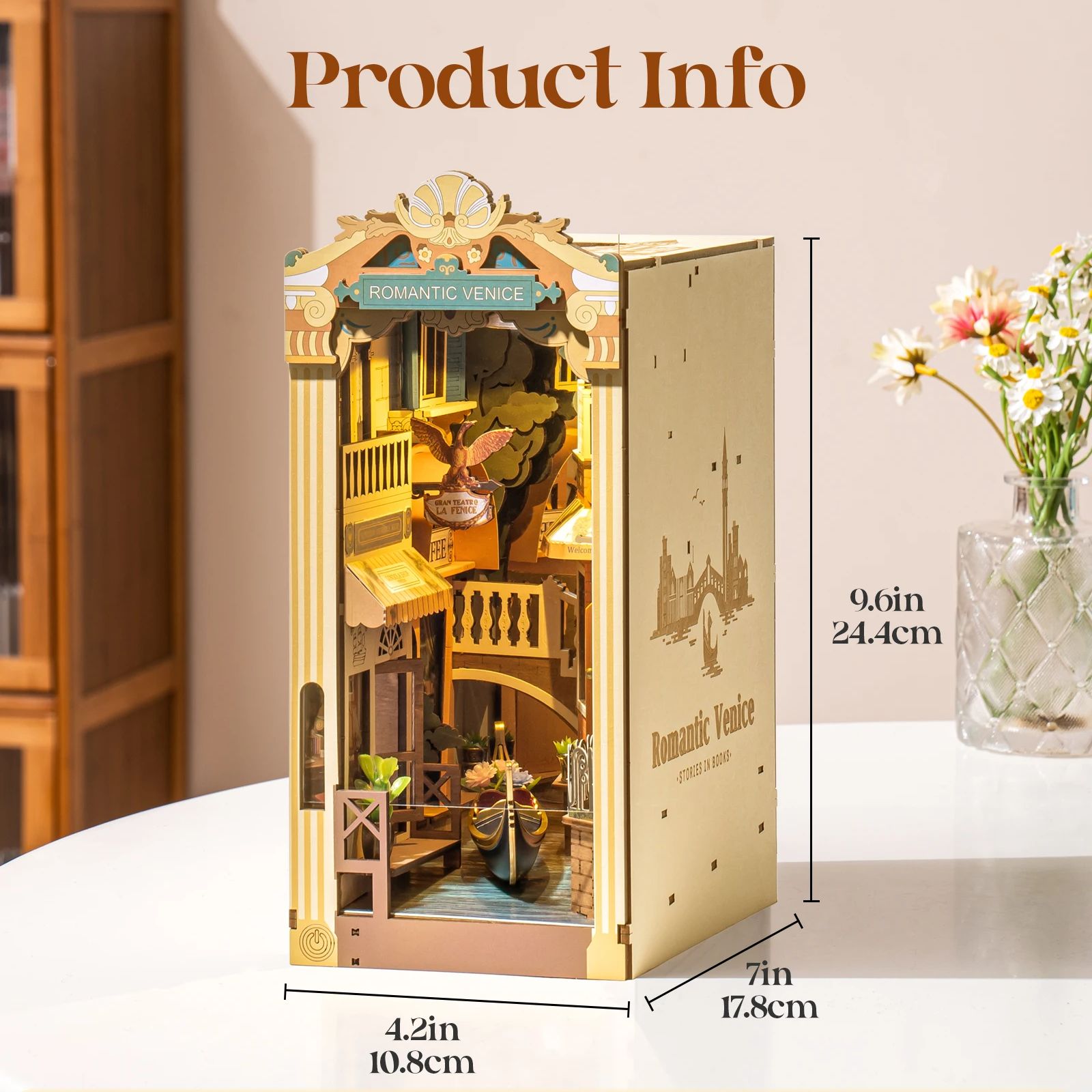 Rolife DIY Book Nook Kit Roman - 3D Printing Lego avis et prix