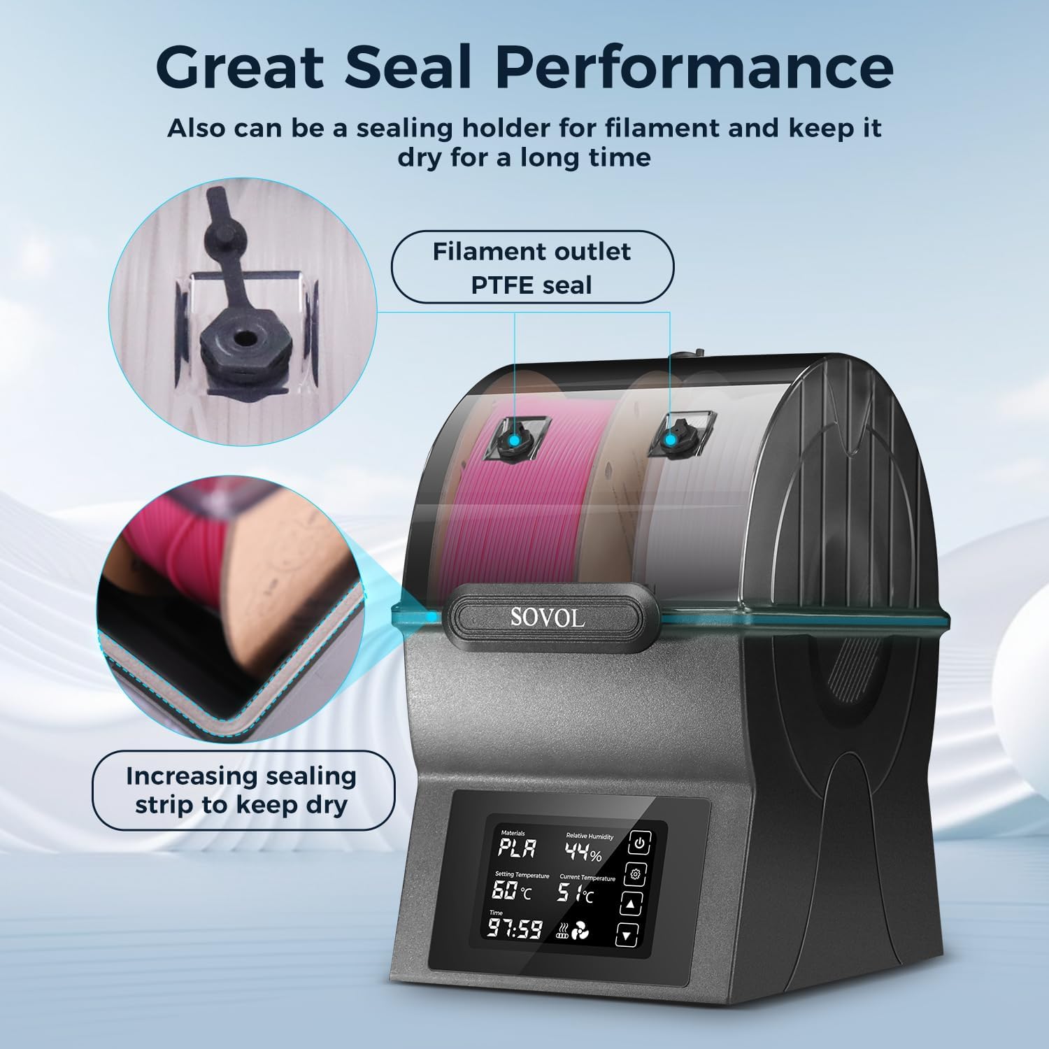 Sovol Filament Dryer SH02 Dry  - 3D Printing Pdf avis et prix