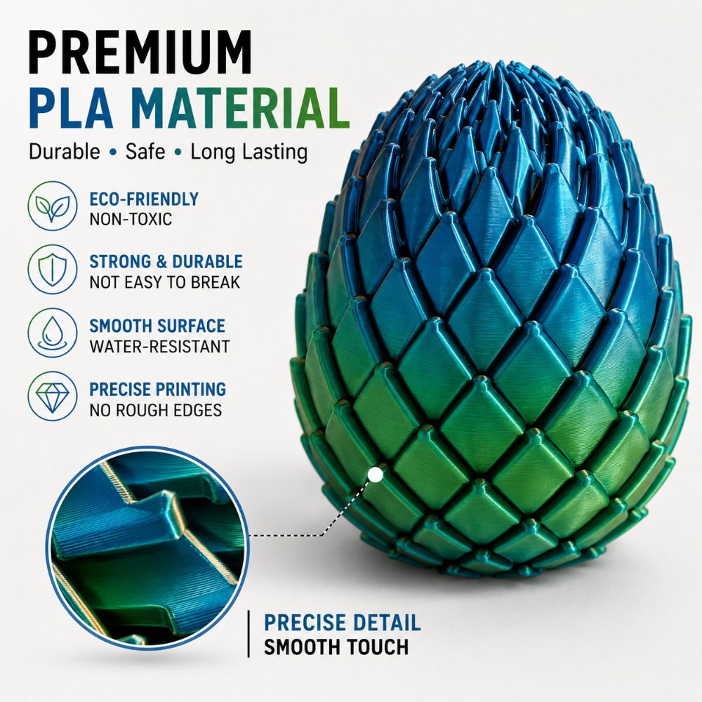 3D Printed 7.5/5.5CM Twisted D - 3D Printing Gif avis et prix