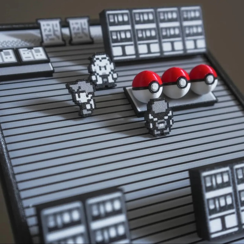 Pokemon Gold Silver Scene Figu - 3D Printing Gundam avis et prix
