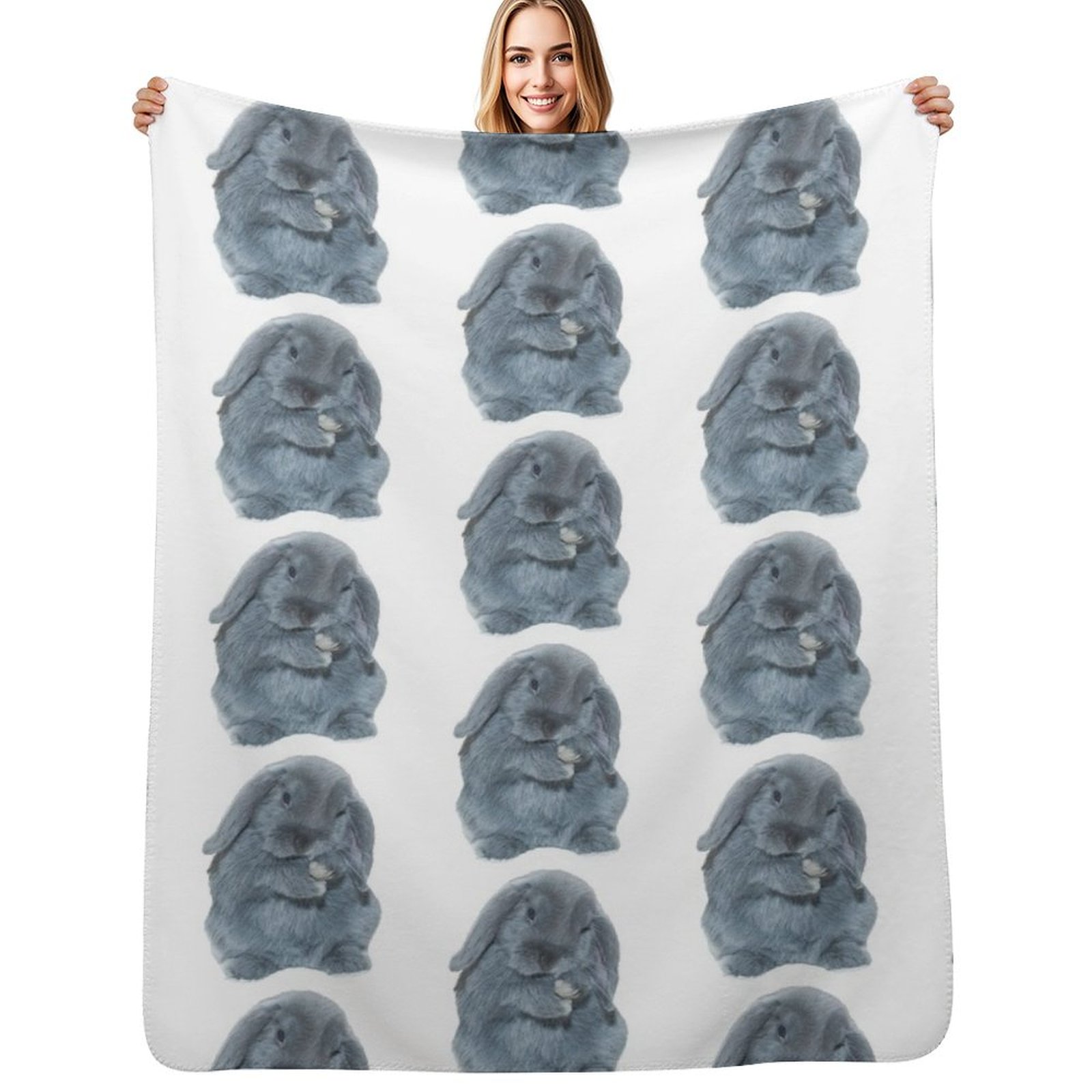 A Grey Mini Lop Bunny Rabbit A - 3D Printing Rabbit avis et prix