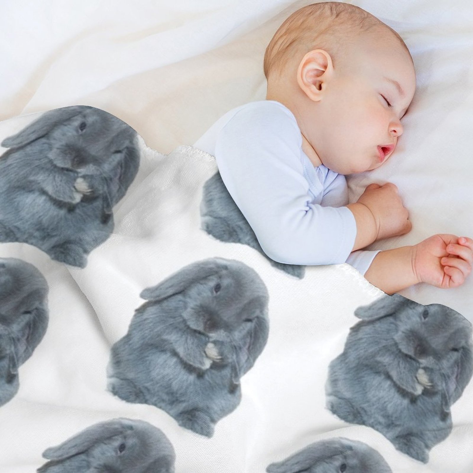 A Grey Mini Lop Bunny Rabbit A - 3D Printing Rabbit avis et prix