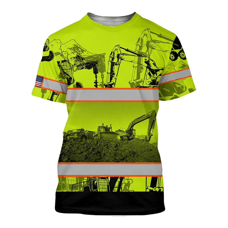 Excavator 3D Print T-shirt For - 3D Printing Operator avis et prix