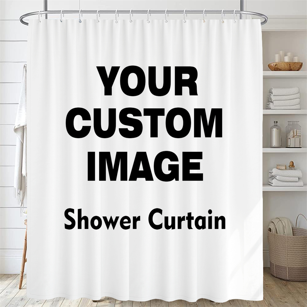 Custom Shower Curtain Bathroom - 3D Printing Foto avis et prix