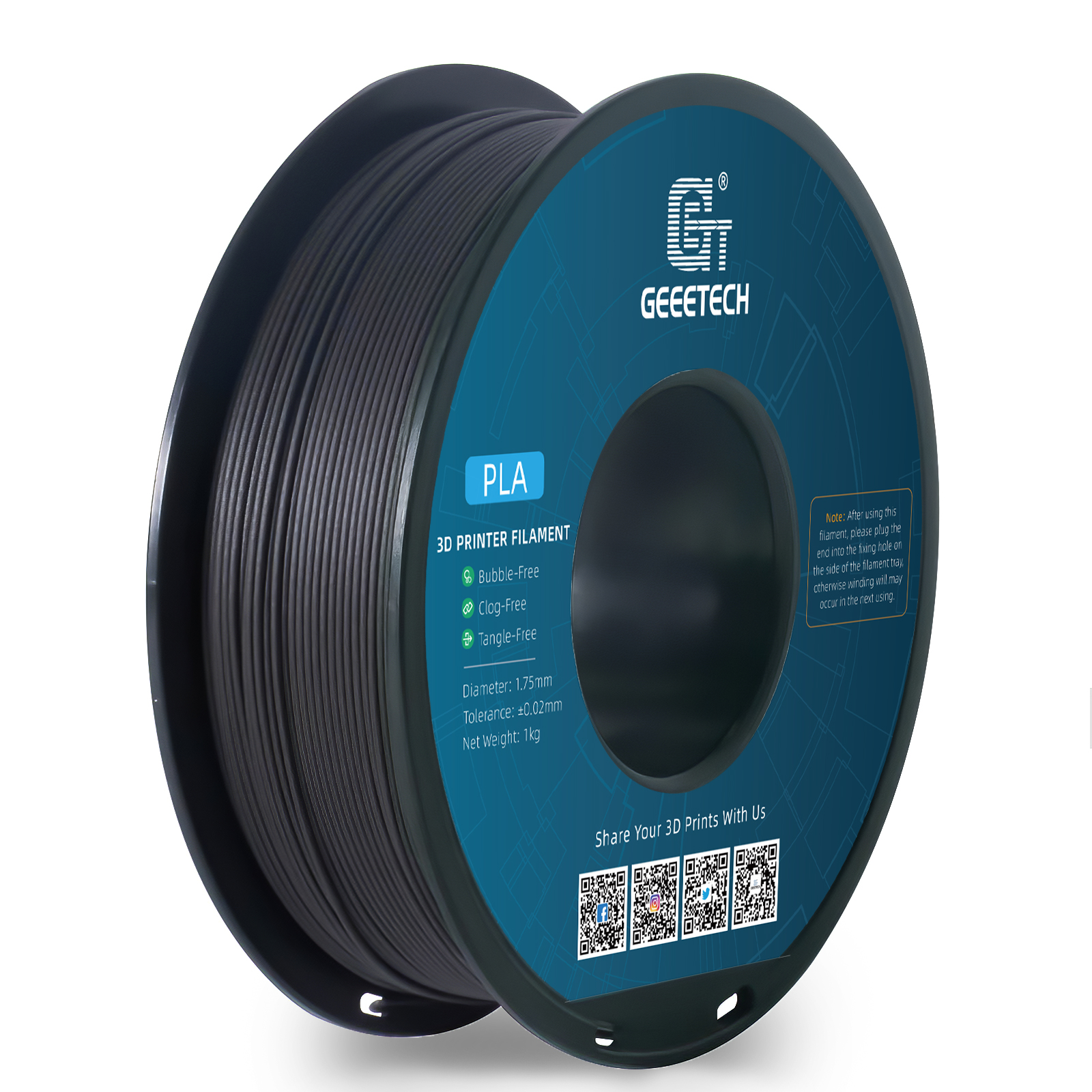 Geeetech Wood PLA 1kg 1.75mm F - 3D Printing Warehouse avis et prix