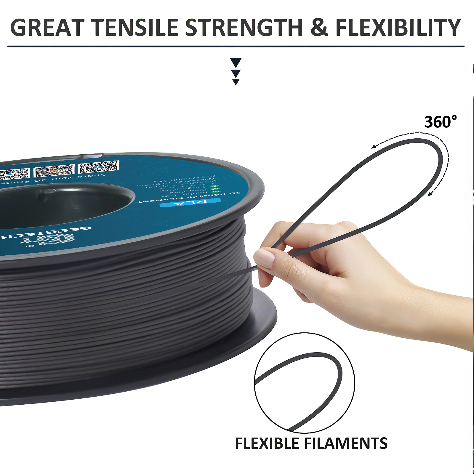 Geeetech Wood PLA 1kg 1.75mm F - 3D Printing Warehouse avis et prix