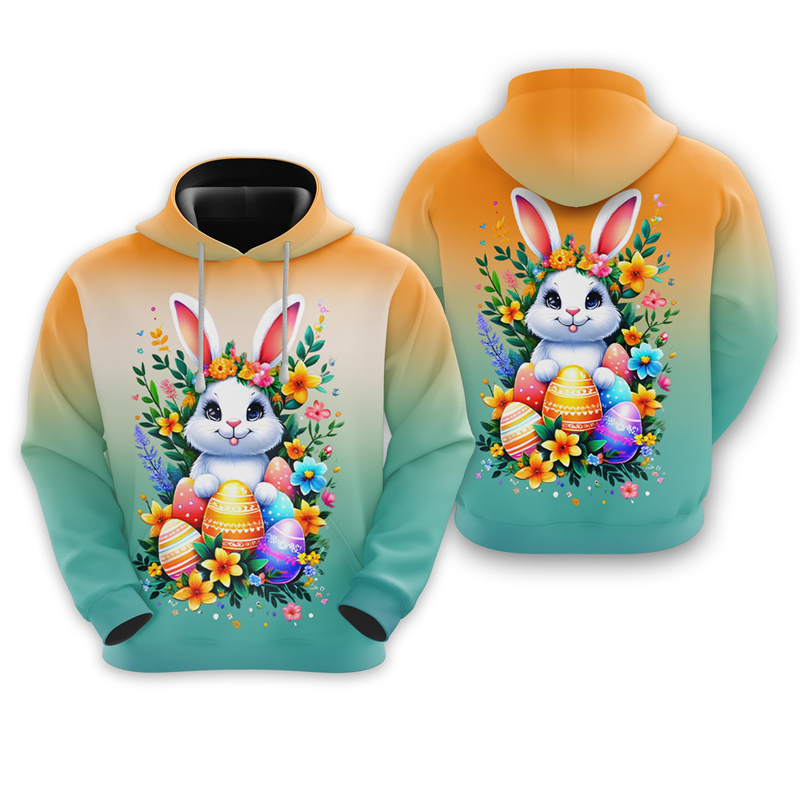Easter Rabbit 3D Print Hoodies - 3D Printing Rabbit avis et prix