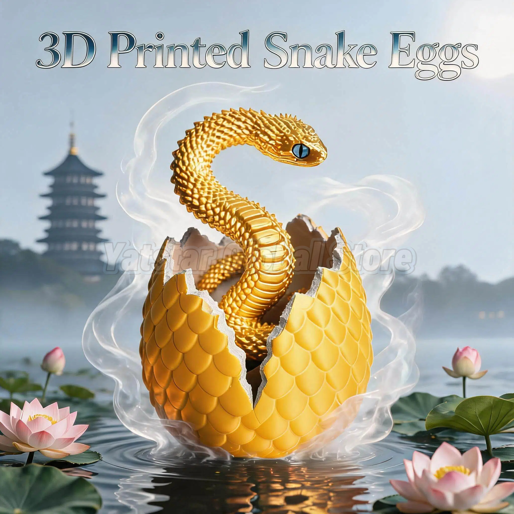 3D Printed Snake Egg Toy Creat - 3D Printing Yourself avis et prix