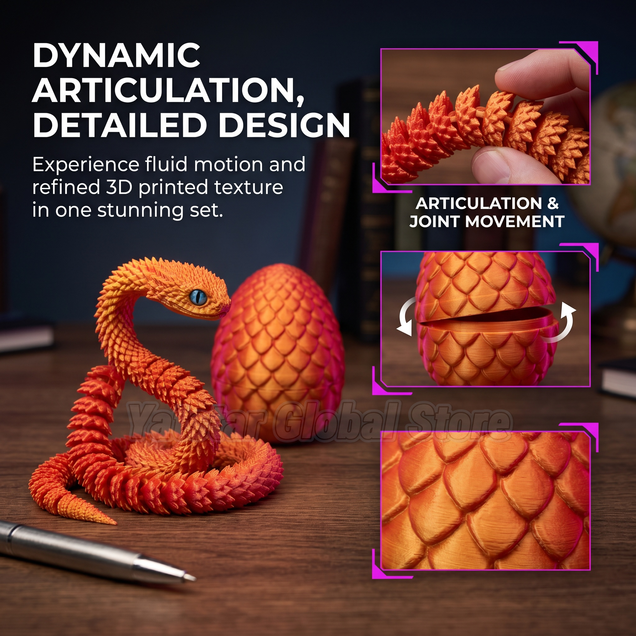 3D Printed Snake Egg Toy Creat - 3D Printing Yourself avis et prix