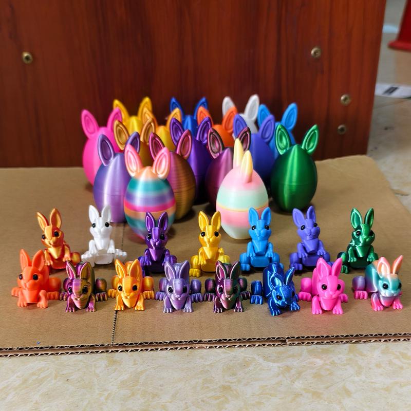 2Pcs Easter Rabbit Home Deskto - 3D Printing Rabbit avis et prix
